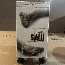 Saw (2004) VHS NTSC Horror/Thriller R Full Screen Lions Gate James Wan picture