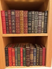 52 Leather-Bound Gold-Edged Franklin Library Classics Collection Lot picture
