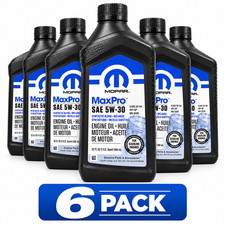 Mopar 5W30 Maxpro Synthetic Blend Motor Oil Case of 6 Quarts picture