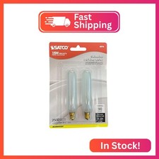 Satco S3715 120V Candelabra Base 15-Watt T6 Switchboard Bulb, Frosted, 2 Light picture
