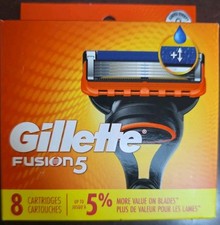 NEW Genuine Gillette Fusion 5 Razor Blade Refills 8 Pack Cartridges picture
