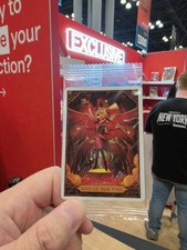 Hazbin Hotel Lucifer King of New York Comic Con Promo Card NYCC 2026 In hand picture