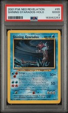 Pokemon Shining Gyarados Holo 2001 Neo Revelation Unlimited #65 PSA 2 - NEW CERT picture