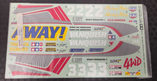 Vintage Tamiya Vanquish Sticker Set NIP RARE 9495096 58076 picture