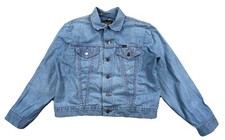 Vintage Wrangler Blue Denim Jacket Red Stitching Size 42 picture