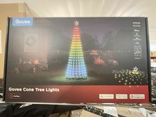 Govee Christmas Cone Tree Lights, 7.5Ft 370 Leds RGBIC Christmas Tree Light picture