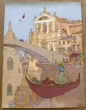 • INCREDIBLE MOEBIUS Vintage Poster •   “Venezia” (50 x 70cm) -ITALIAN IMPORT- picture