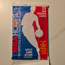 NBA Hoops 1989-90 Sealed Pack NBA Basketball Jordan Showing Through Garunteed picture