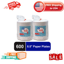 Great Value Everyday Disposable Paper Plates, 600 Count picture