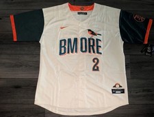 Baltimore Orioles Gunner Henderson #2 Beige Baseball Jersey Men's S- picture