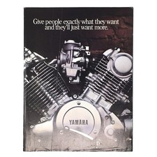 1982 Yamaha Virago 920 Motorcycle COMPLETE 8-Page Book MX Ad Magazine VTG RARE picture