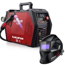 ARCCAPTAIN iControl CUT55 Pro Plasma Cutter 55A Non-Touch IGBT + Welding Helmet picture