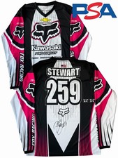 James Bubba Stewart Jr Signed Kawasaki #259 Supercross Jersey PSA AUTO Motocross picture