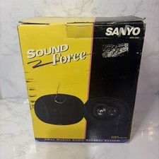 Vintage Sanyo Sound Force HDS-903 3 Way Mobile Audio Speaker System New In Box picture
