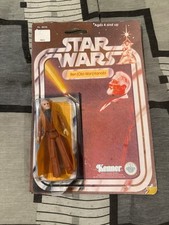 Vintage Kenner Star Wars Ben Obi-Wan Kenobi 12 Back Figure Opened Original Card picture