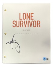 Mark Wahlberg Signed Lone Survivor Full Movie Script BAS picture