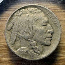 1913-P Type 1 Raised Mound Buffalo Nickel - Actual Coin Shown -  INV114 picture