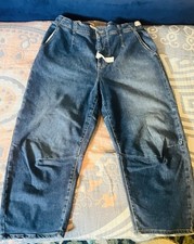 Anthropologie Pilcro Designed by Phila Mid Rise Wide Leg Jeans  Blue 31 NWOT picture