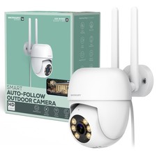 Merkury Smart MI-CW059-199W Outdoor Auto-Follow Camera, Wi-Fi PTZ Cam, 1080p HD picture
