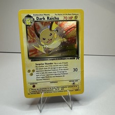 Dark Raichu 83/82 Team Rocket Holo Secret Rare Unlimited English 70HP picture