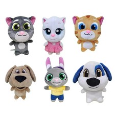Talking Tom And Friends Plush Doll Tom Figure Doll Toys 6 Set Ben Hank Gift 6in picture