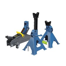 Larbanke 2-Ton Hydraulic Low Profile Floor Jack Combo Set with 2 Ratchet Jack... picture
