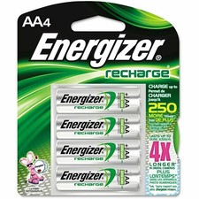 4/pack AA Energizer Rechargeable NiMH Batteries EXP 2021 AA4 Recharge 2300mAh picture
