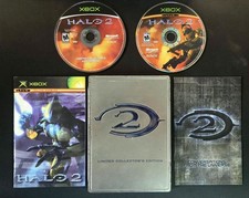 Halo 2 Limited Collector's Edition Original Xbox CIB 2 Disc Steelbook Manual picture