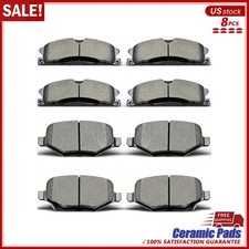 Front & Rear Ceramic Brake Pads For Ford Explorer Flex Taurus, Lincoln MKS MKT picture