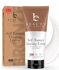 Beauty by Earth Self Tanner with Organic & Natural Ingredients, Fair-Medium 7.5 picture
