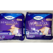Tena Sensitive Care Overnight Briefs Underwear-Size XL-2 Pack - 24 Total Briefs picture