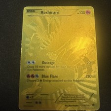 Pokemon Reshiram 114/113 Secret Rare Holo Legendary Treasures LP picture