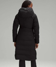 NWT Lululemon StretchSeal Sleet Street Long Jacket Black W4CEXS Women’s Size: 12 picture