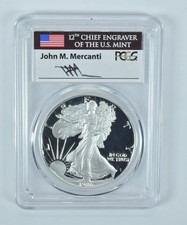 1986-S American Silver Eagle Mercanti PR70 DCAM PCGS picture