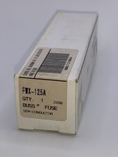 Cooper Bussmann FWX-125A Semiconductor Fuse, 125A, 250VAC/DC, NEW IN BOX picture
