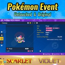 Hoopa 🔷Event Mighty Hoopa + Unbound 🔷 Pokémon Scarlet & Violet 🔷 UNTOUCHED picture
