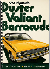 1972 Plymouth Duster Valiant Barracuda Vintage Illustrated Sales Reference 14 Pa picture