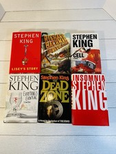 Lot Of 6 Stephen King Hardcover Books W/ Dust Jackets Dead Zone Cell Insomnia picture