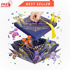2026 Flying Butterfly Surprise Box, Graduation Gift Boxes with 8 Pcs Flying Butt picture