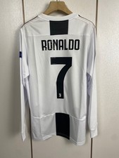  JUVENTUS Jersey HOME Shirt Champions 2018-2019 RONALDO 7 Soccer Jersey Size  picture