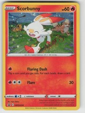 Scorbunny (Cosmos Holo) SWSH244 Promo Sword & Shield Promo Pokemon Near Mint picture