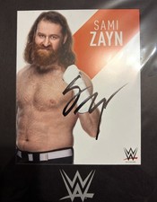 Sami Zayn Signed WWE Original Wrestling Photo Autograph picture