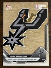 2025-26 Topps Now NBA 323-SP Victor Wembanyama San Antonio Spurs IMAGE VARIATION picture