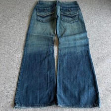 INC International Concepts Mens Y2K Indie Sleaze Fog Wash Bootcut Jeans 32x30 picture