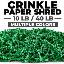 Crinkle Cut Paper Shred 10 /40 lb Gift Box Filler Packing Shredded Paper Color picture
