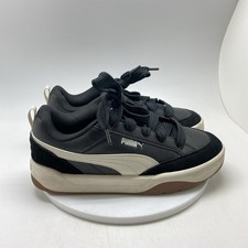 Puma Park Lifestyle OG Sneakers Mens 10 Black Leather Casual Shoes 397262-09 picture