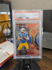 PSA 10 - 2023 Select Justin Herbert Red Disco Prizm /49 picture