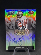 2022 Panini Prizm Ronnie Lott Superbowl XVI AUTO On Card HOF #SBSVI-RL 49ers picture