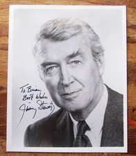 JIMMY STEWART HAND SIGNED AUTOGRAPH STILL PHOTO picture