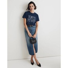 MADEWELL Tonite's The Nite Graphic Softfade Cotton Crewneck Relaxed Tee Small picture